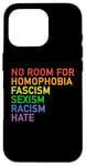 Coque pour iPhone 16 Pro Pas de place pour la haine - Equal Rights Pride Rainbow Anti-hate Love