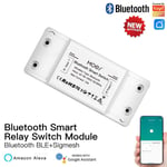 MOES Bluetooth Smart Switch Relay Module Single Point Control Langaton Sigmesh-kaukosäädin ja Alexa Google Home tuya|Switches|