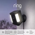 Caméra Spotlight Plus avec adaptateur secteur (Spotlight Cam Plus Plug-in)| Caméra de surveillance extérieure wifi HD, audio bidirectionnel, projecteurs LED | Essai Home gratuit 30 j..[G317]