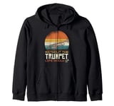 Without The Trumpet Life Would Bb Vintage Zip Hoodie