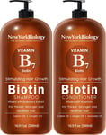 Biotin Shampoo and Conditioner Set 500Ml for Thinning Hair – Thickening Formula 