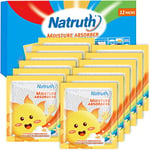 NATRUTH 12-PACK Moisture Absorber Bags Drawer Dehumidifier Home Desiccant Small Bag Use for medicine boxes, underwear boxes, Eliminates Odors, Closet Dehumidifier Bags for Small spaces