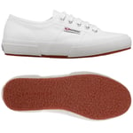 Superga Womens 2750-Cotu Classic White Cotton - Size UK 6.5