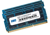 Owc 4X 8Gb, 1333Mhz, Ddr3, Pc10600, 32 Gb, 4 X 8 Gb, Ddr3, 1333 Mhz, 204-Pin So-Dimm, Blå