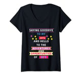 Womens 30 years Rocking Birthday For Women Saying Goodbye to 20's V-Neck T-Shirt