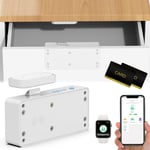 Serrure de meuble électronique,intelligente,avec application NFC,sécurité enfant cachée,serrure de tiroir RFID,pour boîte aux lettres,armoire de rangement(Q623)