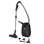 Hoover HE721PAF Aspirateur Traineau Avec Sac XXL, Puissant, Brosses Tous Sols, Tapis et Parquet & Spécial Animaux, Détecteur de poussière, 6L, 850 W, Vidage Sans Contact, Accessoires embarqués, Gris