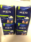 LOT DE 36 SERVIETTES HYGIÉNIQUES TENA MEN ACTIVE FIT TAILLE S/M 4X9 (AG7)