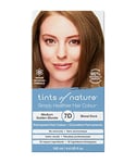 Tints of Nature 7D Medium Golden Blonde Permanent Hair Dye, Coloration Capillaire Permanente, Nourrit les Cheveux et Couvre les Cheveux Gris, Sans Ammoniac, Blond Doré Moyen 130 ml