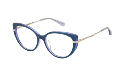 Lunettes de Vue Nina Ricci VNR374 06YF PETROLIO/LAVANDA OPALINO 53/16/135 Femme