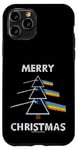 Coque pour iPhone 11 Pro Pink Floyd The Dark Side of the Moon Prism Sapin de Noël