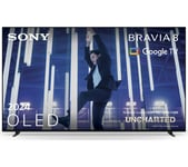 55" SONY BRAVIA 8  Smart 4K Ultra HD HDR OLED TV with Google TV & Assistant, Silver/Grey