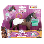 Cavally Box Set Hope - Jouet Cheval Fille à Collectionner, Figurine Cheval Appaloosa réaliste avec Accessoires & Effets spéciaux