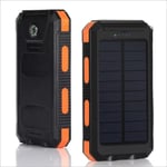 Solar-Laddare-Power-Bank - Bärbar laddare, Externt batteriladdning Inbyggd Super Bright ficklampa Solpanel