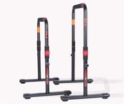 BZLLW Heavy Duty Dip Station Dip Bar complet Pull Up Bar parallèle Station de fitness de musculation hommes et des femmes d'intérieur Home Gym exercice entraînement Équipement simples Barres parallèle