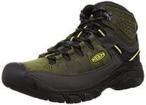 KEEN Homme Targhee 3 Mid Waterproof Chaussure de randonnée, Forest Night/Evening Primrose, 40 EU