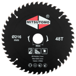 Mitsutomo Sågklinga cirkelsåg 216x30 mm 48T