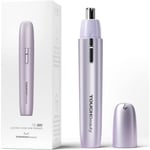 Tondeuse Nez Femmes, TOUCHbeauty Rasoir Électrique Indolore Pour Nez Oreilles Visage, Professionnelle, à Piles, Étanche