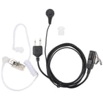 2 Pin Acoustic Tube Headset Earphone PTT MIC For 2 Pin Models Walkie Talkies