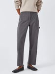 Marella Boccale Wool Blend Trousers, Melange Grey