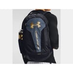 Under Armour Hustle ryggsäck - svart/guld metallic/svart ljung - TU