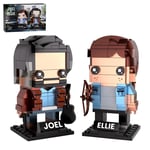 Horror Game Figures Joel and Ellie Building Block The Last of US Game Role Model