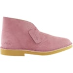 Clarks Desert Womens Pink Boots - Size UK 4