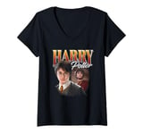 Womens Harry Potter "The G.O.A.T" Homage V-Neck T-Shirt