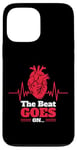 iPhone 13 Pro Max The Beat Goes On Wear Red Heart Disease Awareness Valentines Case