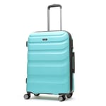 ROCK Medium Suitcase  Bali 8 Wheel Hard Shell ABS 65x45x23-26cm, 50-57L, 3.5kg