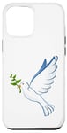 Coque pour iPhone 14 Pro Max Offre de la paix - Colombe et branche d'olivier