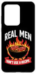 Galaxy S20 Ultra BBQ Grilling Real Men Don't Use A Recipe Barbecue Grill Case