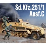 SD.KFZ. 251/1 AUSF.C KIT 1:35 Academy Kit Mezzi Militari Modellino