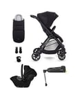 Silver Cross Dune Compact Pushchair Travel Pack - Car Seat, Base, Cup Holder, Adaptors &Amp; Folding Carry Cot - Space