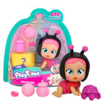 Cry Babies Playtime Day Care Crawling Lady, Mini Poupée, avec 5+ Accessoires, Rampe et Pleure de Vraies Larmes, avec Un Révélation Magique, Jouet Cadeau pour Enfants de 4 à 6 Ans