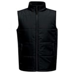 Regatta Homme Professional Access Gilet Imperméable Isolé Doudoune Sans Manches, Noir/noir, XL EU