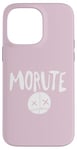 Coque pour iPhone 14 Pro Max Morute Esthétique Poupée effrayante + Adorable Horreur Goth Croix