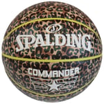 ballons de basket Unisexe, Spalding Commander In Out Ball, Marron