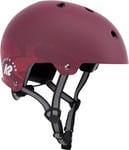 K2 Varsity Pro Casque Skate Adulte Unisexe, Burgundy, M (55-58cm)