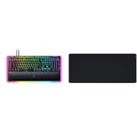 Razer BlackWidow V4 Pro (Switches Verts) - Clavier Gamer Mécanique (Switches Mécaniques Clicky & Gigantus V2 XXL- Tapis de Souris Gaming Souple pour la rapidité et Le contrôle, 940 x 410x 4mm