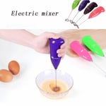 Steel Hand-held  Milk Foamer Coffee Electric Blender Whisk Mixer Stirrer