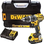 DeWalt -   DCD796M1 Perceuse visseuse à percussion Brushless + 1 batterie 18V 4Ah Li-ion + coffret Tstak