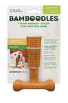 Bamboodles T-Bone Chew Toy for Dogs - Small 4" Peanut Butter Flavour, for All Breed Sizes