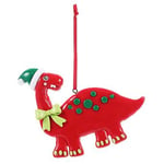 Julgranshängande Dekoration Söt Dinosaurie Hängande Ornament Julfest Favorit 10.5X8.5CM 3