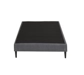 Sommier anthracite 90x190 cm EBAC PRIMO