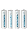 Esperanza Rechargeable AA-Batteries Ni-MH 2000 mAh 4 pcs.