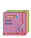 Tesa Neon Bloc-Notes Repositionnables 75 X 75 Mm Tricolore