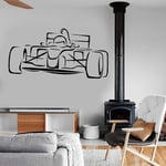 yuandp Wall Decal Art Racing Kart Super Kart Cool Car Kids Boy Bedroom Youth Room Game Room Home Decor Vinyl Sticker