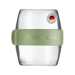 Westmark Pocketbox Mini, boîte pratique Meal-Prep to go, idéale pour les yaourts, fruits, légumes, snacks, 400 ml (2 x 200 ml), sans BPA, vert menthe