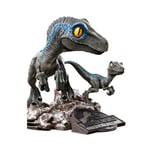 Iron Studios Jurassic World Le Monde d'après Figurine Mini Co. PVC Blue and Beta 13 cm